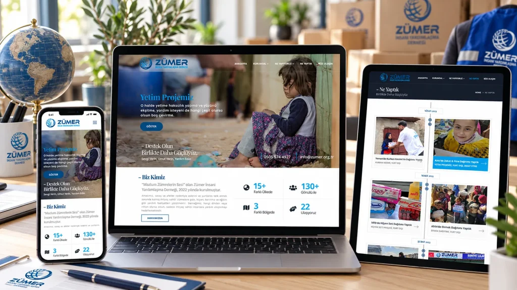 Zümer Yardımlaşma Derneği Web Sitesi