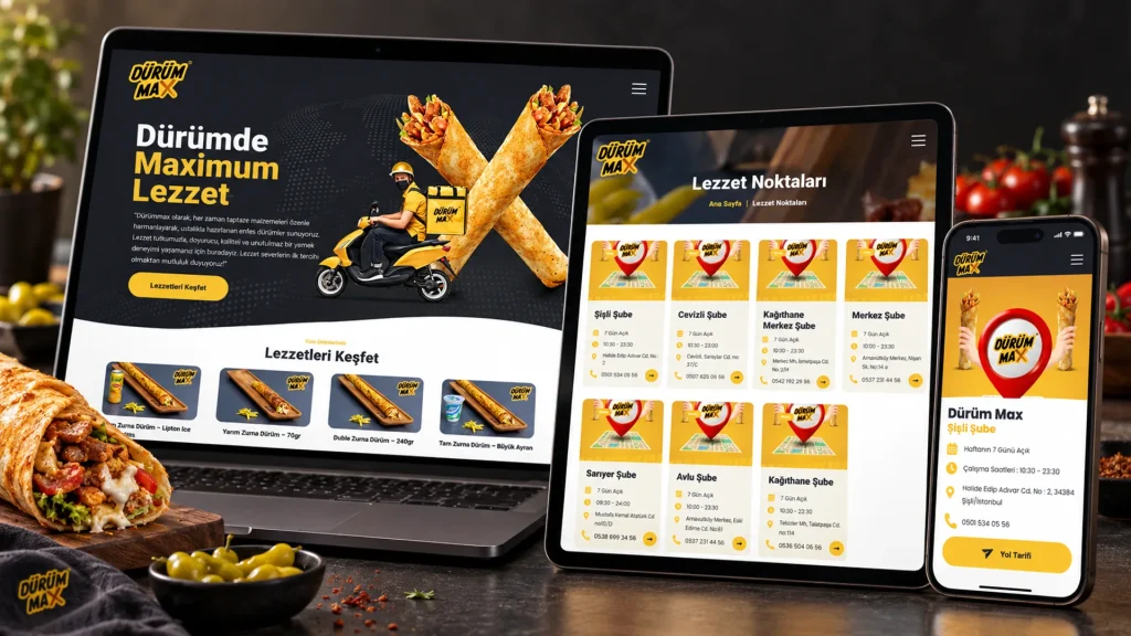 Dürüm Max Web Sitesi ve Şube Rehberi