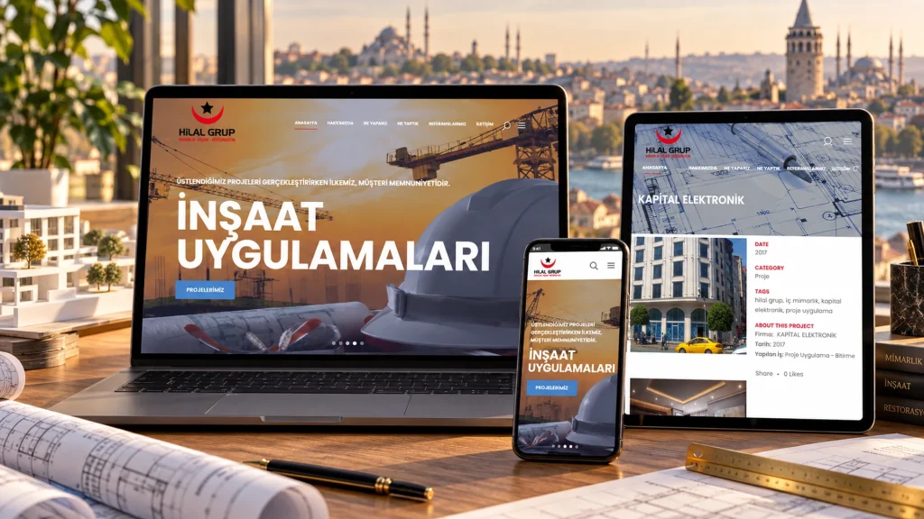 Hilal Grup Kurumsal Web Sitesi