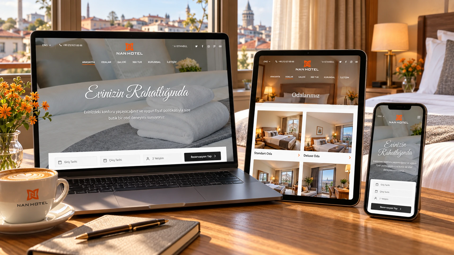 Nan Hotel Web Sitesi kapak görseli