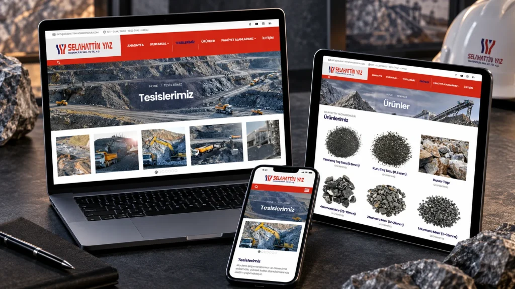 Selahattin Yaz Madencilik Web Sitesi