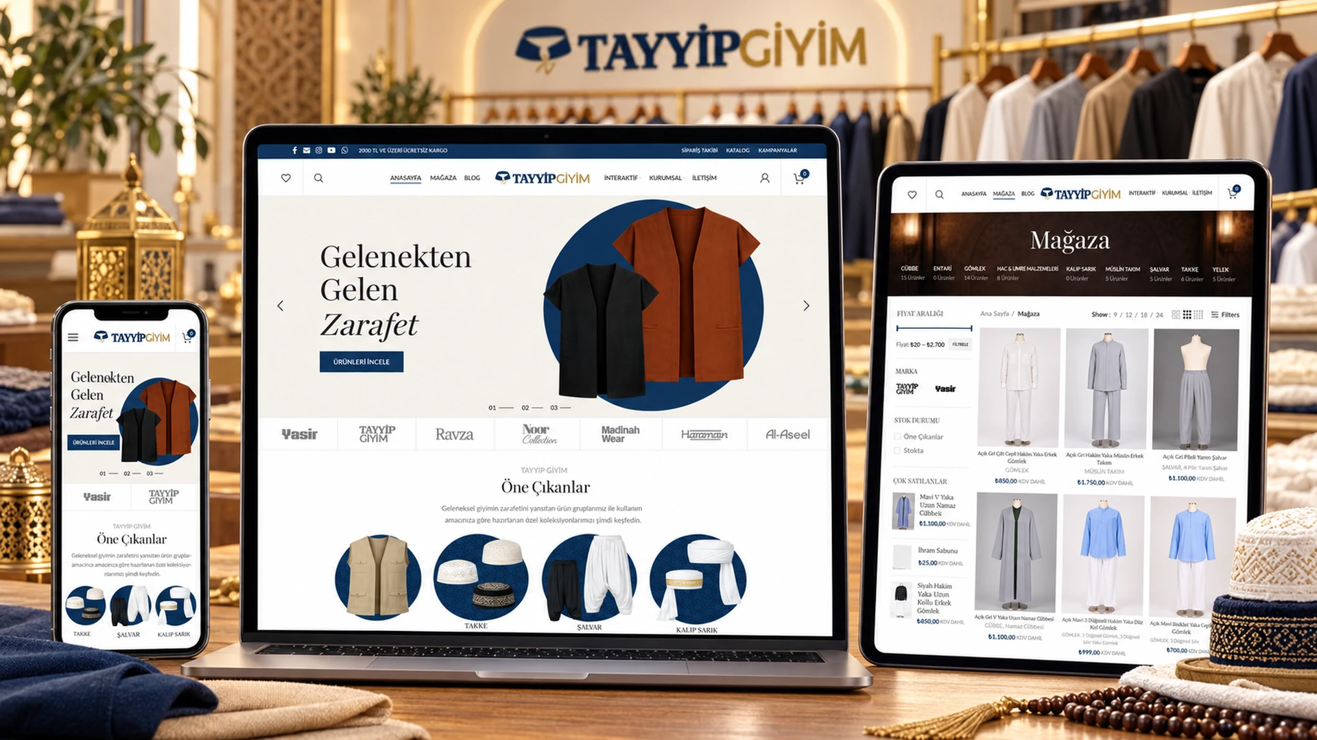 Tayyip Giyim Web Sitesi ve E-Ticaret Altyapısı kapak görseli