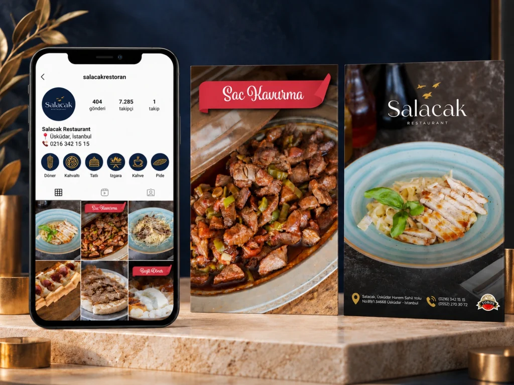 Salacak Restaurant Sosyal Medya Tasarımı ve Yönetimi