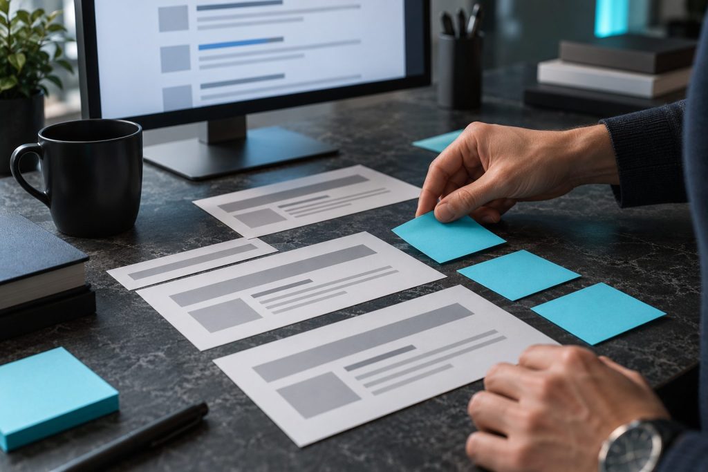 Google Ads Yönetimi için yakın plan çalışma görseli