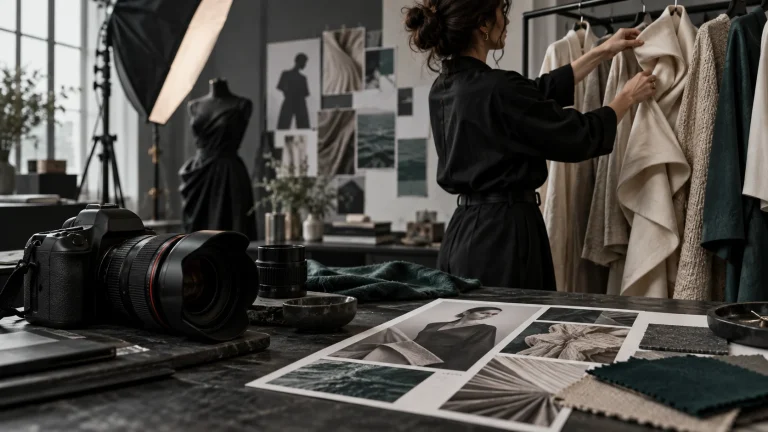 Moda ve editorial çekim için stil, ışık ve kamera hazırlığı