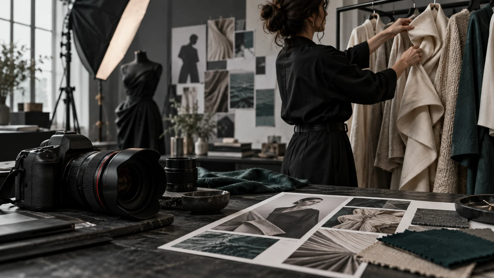Moda ve editorial çekim için stil, ışık ve kamera hazırlığı